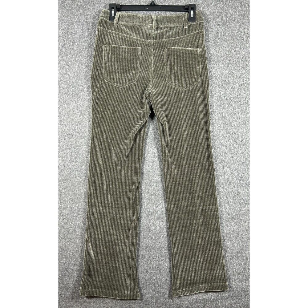 NWT Industry Republic Clothing Grey Velvet Soft Flare Corduroy Pants - Size 6